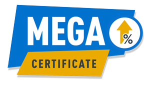 mega certificate logo