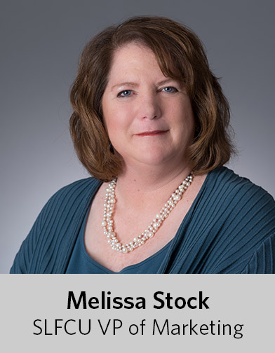 Portrait of Melissa Stock, SLFCU Vice President of Marketing